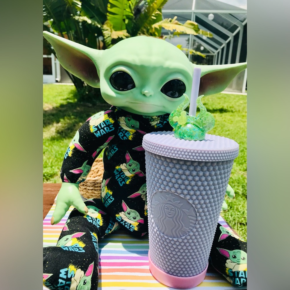 Custom Princess Starbucks Tumblers Straw Topper